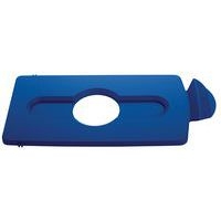 Couvercle bouteilles canettes recyclage Slim Jim bleu - Image principale