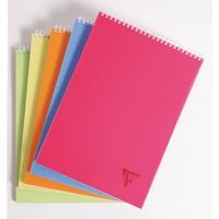 Linicolor bloc reliure intégrale A4 160p micro-perforées détachables ligné assortiment FRESH - Image principale