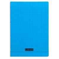8000 POLYPRO, Cahier piqué bleu 21x29,7cm 140p séyès 90g - Image principale
