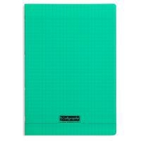 8000 POLYPRO, Cahier piqué vert 21x29,7cm 140p séyès 90g - Image principale