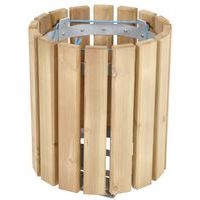 Poubelle ronde Rhuys 50L - robinier - Image principale