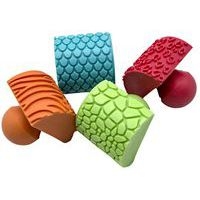 Set 4 tampons à bascule géants, motifs animaux - Image principale