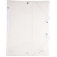 Lot de 30 chemises à élastique 3 rabats PP 5/10e Chromaline A4 incolore - Image principale