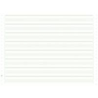 Feuilles listing zoné vert 380x11 1pli bandes non détachables 70g - Image principale