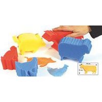 Sachet 10 tampons super géants mousse - Image principale