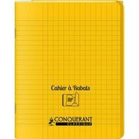 Cahier avec rabats 96 pages seyes 24x32 cm polypropylène - Conquerant - Image principale