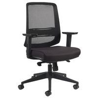 Fauteuil NOVY Eco MD résille Noir sans Têtiere avec acc Noir - Image principale