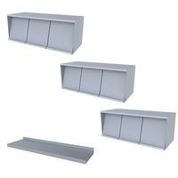 Kit de 9 cases + 1 tablette - ONISEP DIONE - gris 7040 - Image principale