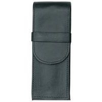 Lot de 6 Etui à stylo, pour 3 stylos, noir, cuir véritable - Image principale