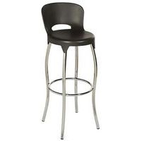 Lot de 2 tabourets hauts anthracite - Image principale