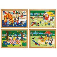 Puzzles d'activités pour enfants - ensemble de 4 - Image principale