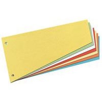 Lot de 600 Intercalaires, trapézoidal, carte lustrée, bleu - Image principale