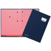 Lot de 6 Parapheur "DE LUXE", A4, 20 compartiments, bleu - Image principale