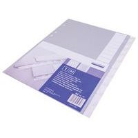 Lot de 12 Intercalaire avec onglets en plastique, A4, 12 touches - Image principale