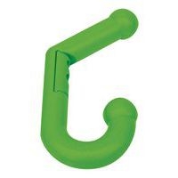 Patère double Parkid - pièce de fixation - vis CHC - vert - Image principale