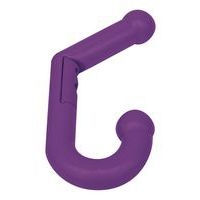 Patère double Parkid - pièce de fixation - vis CHC - violet - Image principale