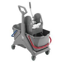 Chariot de lavage Nickita 2x25L et cassette de rangement - TTS - Image principale