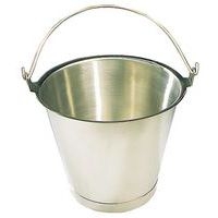 Seau gradué sur socle inox 12 litres - Image principale