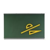 Tableau simple Air+ 1,20 x 2 m - émaillé vert - cadre alu anodisé - Image principale