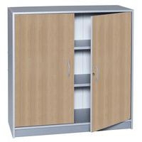 Armoire portes battantes couleur caisson aluminium - Manutan Expert - Image principale