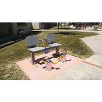 Banc double avec pédales - Image principale