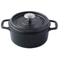cocotte en fonte ronde 26 cm -INVICTA- Noire - Image principale