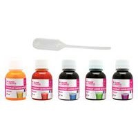 Barquette 5 flacons colorants bougie assorties 5x27 ml - Image principale