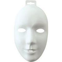 Masque blanc à peindre ou à maquiller - femme - Image principale