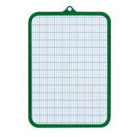 Ardoise blanche 19x26cm avec bordure de protection. - Image principale