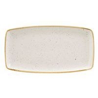 Plat rectangulaire en porcelaine ivoire-Stonecast-Churchill - Image principale