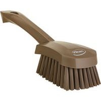 Lot de 10 Brosse à main, manche court, 270 mm, Dur, Marron - Image principale