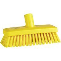 Lot de 10 Brosse Sol/Mur compacte, 225 mm, Dur, Jaune - Image principale
