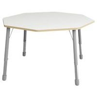 Table Eko octogonale ø 146 cm réglable T3 à T6 - blanc - Image principale