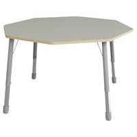 Table Eko octogonale ø 146 cm réglable T3 à T6 - gris - Image principale