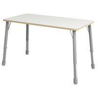Table Eko rectangulaire 138 x 69 cm réglable T1 à T3 - blanc - Image principale