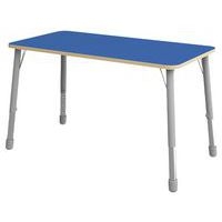 Table Eko rectangulaire 138 x 69 cm réglable T1 à T3 - bleu - Image principale