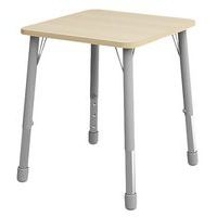 Table Eko carrée 69 x 69 cm réglable T3 à T6 - bouleau - Image principale