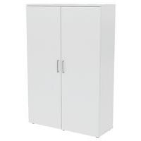 Armoire Portes Battantes 120 x 45 ht 180 cm Blanc - Image principale