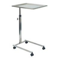 Table de Mayo inox L 565 x l 435 cm H variable 79-128 cm- Holtex - Image principale