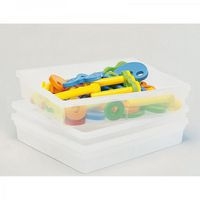 Bacs plats incolores Nathan - Lot de 3 - Image principale