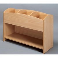 Bac à livres 3 cases hêtre MobiNathan - Image principale