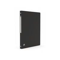 OXFORD Classeur Memphis A4 Dos 20mm 4 Anneaux Ronds Couverture Polypro Noir - Image principale
