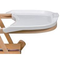 Tablette amovible blanche pour chaise haute - Image principale