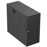 Coffre sécurisé avec porte pour UC large époxy noir Format+ - Image principale