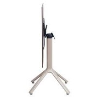 Pied de table Nemo rabattable hauteur 73 cm - peint taupe - Image principale
