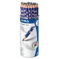 Crayons graphite Lyra Groove Slim triangulaire (Pot de 48) - Image principale