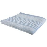 Lot 10 draps de bain Prima 70 x 140 cm Bleu - Image principale