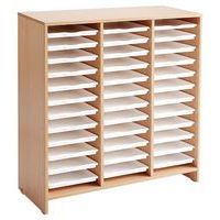 Meuble haut 36 plateaux - hêtre - Image principale