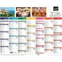 Calendrier mural fantaisie Tradition - 13 mois - 2026 - Quo Vadis - Image principale