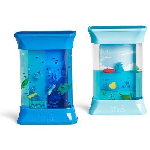 Illustration de : Lot 2 bouteilles sensorielles océan - Learning resources